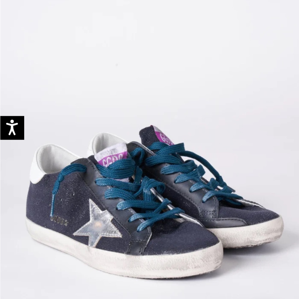 Golden Goose navy sequin